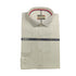 Semi Formal Off White Self Texture Shirt For Men's